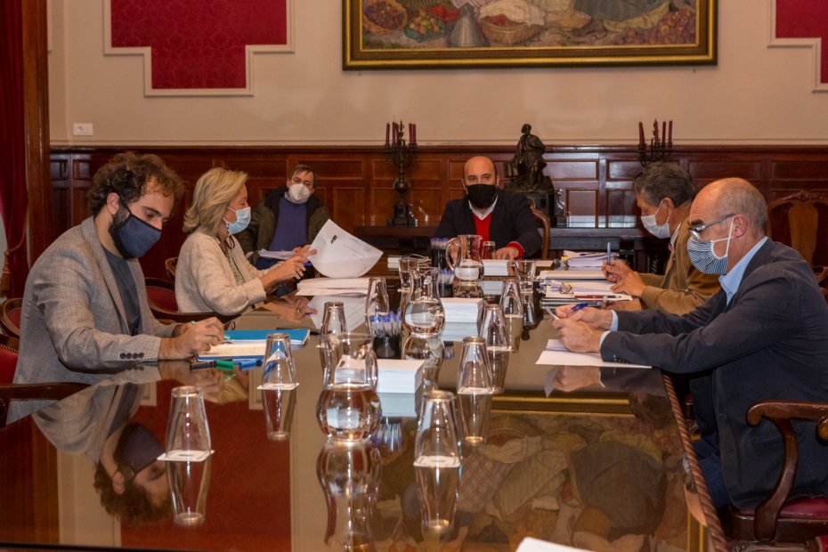Reunión comisión de facenda no concello da Coruña